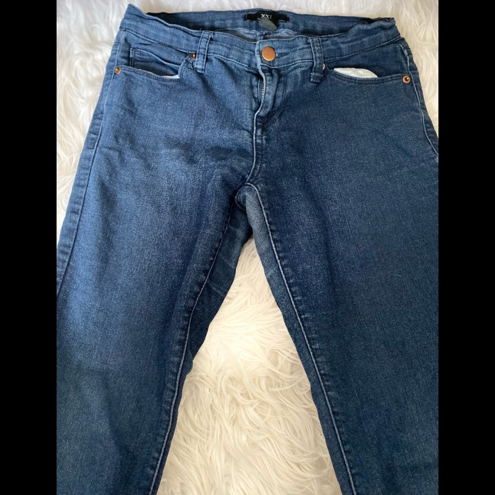 Navy Skinny Jeans